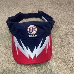 Vintage Winners Circle Rusty Wallace #2 Miller Lite Strapback Visor Hat Cap NWOT